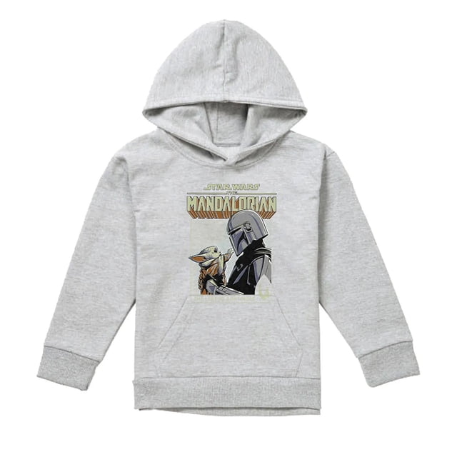 Star Wars Chandail à Capuchon Garçon/fille Legend Continues Grogu Heather