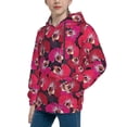thumbnail image 2 of Sigee Orchids Flowers for Boys and Girls Youth Hoodie Kids Clothes Boys' Fashion Sweatshirts-Medium, 2 of 6
