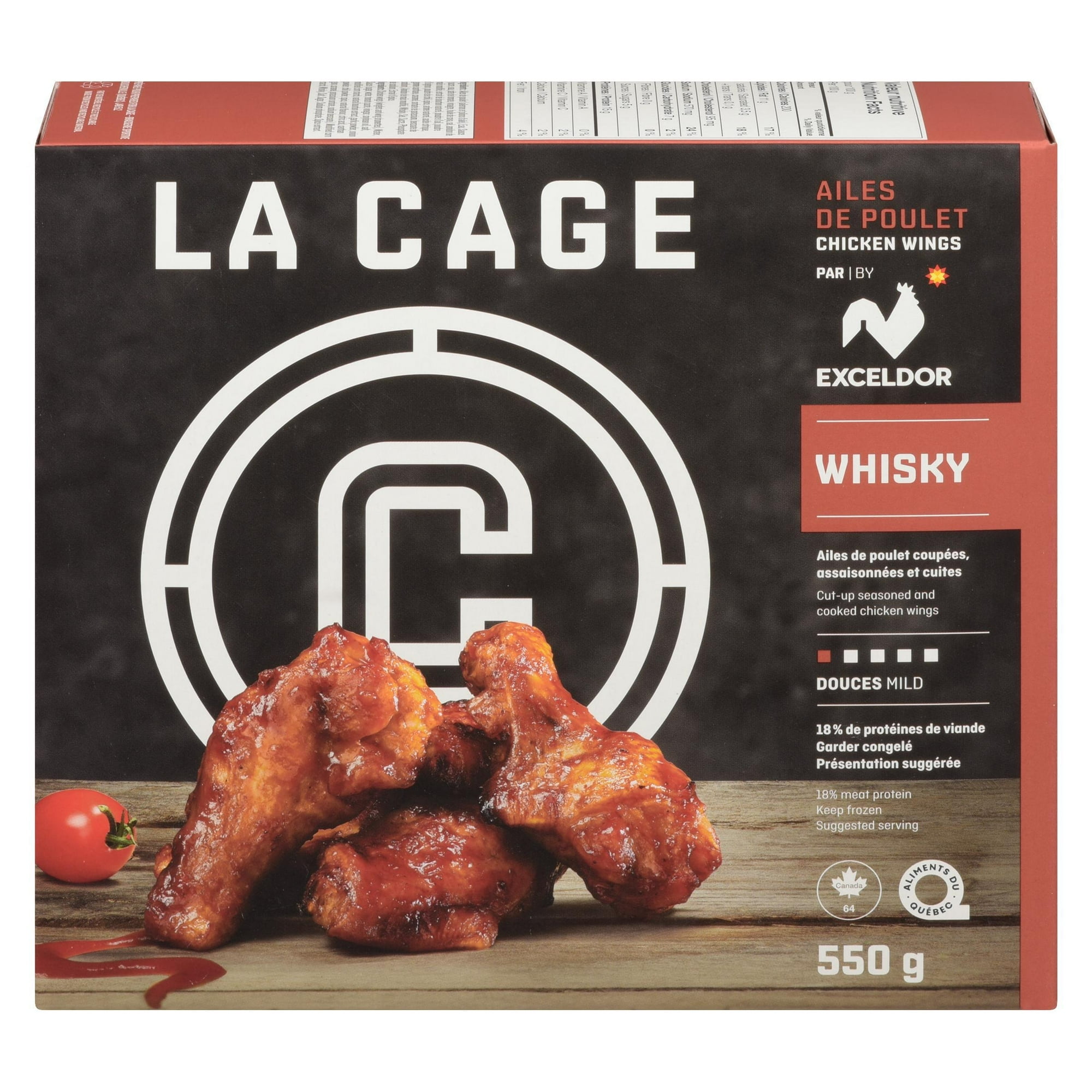 La Cage Whisky Chicken Wings, 550 g