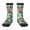 3 Black, variant on Succulents 1 Print Kids Socks For Boys Girls,Grip Crew Socks with Non Slip,Lightweight Stretch Crew Socks,Toddlers Crew Boot Socks