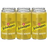 Schweppes Tonic Water, 7.5 fl oz mini cans, 6 pack