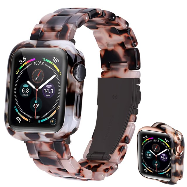 Correa Omter Con Parachoques Compatible Con Apple Watch 49 Mm, 45 Mm, 44 Mm, 42 Mm, 41 Mm, 40 Mm, 38 Mm, Correa De Resina De Moda Para Mujeres Y Hombres, Compatible Con Iwatch Series Ultra 87Se654 Ser