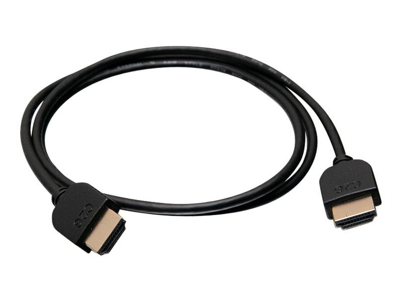 C2G Ultra Flexible 6ft Ultra Flexible High Speed HDMI Cable with Low Profile Connectors - HDMI cable - 6 ft