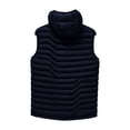 thumbnail image 5 of USNSM Men's Lightweight Puffer Vest with Detachable Hood Sleeveless Quilted Padded Thermal Winter Jacket Outerwear Blue S, 5 of 8