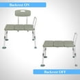 Ktaxon Transfer Bench, Bath Shower Chair Seat, Height Adjustable Shower