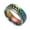 Colorful, variant on Hot Sales! Rotation Chain Jewelry Titanium Steel Chain Rotation Jewelry Ring Stainless Steel Fidget Ring Anxiety Ring for Men (Size:6-11)