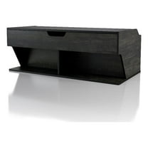 Furniture of America Birch Wood Lift-Top Coffee Table in Black