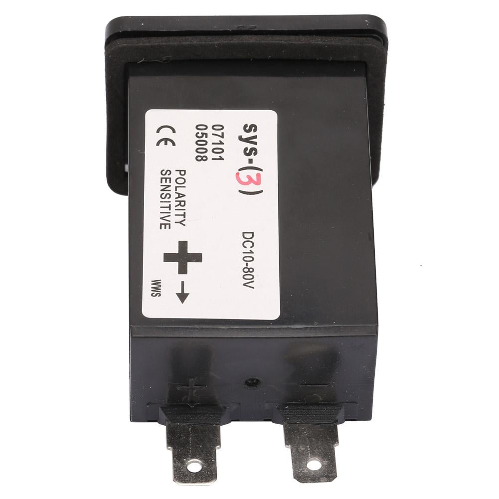 10V-80V AC//DC 99999.9 Hours Quartz Hour Meter For Engine Generator Time Counting