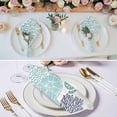 thumbnail image 2 of Turquoise Coastal Turtle Cloth Napkins, Ocean Coral Nautical Washable and Reusable Dinner Napkins Set of 6, Table Napkin for Kitchen Party Birthday Wedding Hotel Housewarming 20"x20", 2 of 8