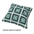 thumbnail image 3 of Throw Pillow Covers, abstractly squares pattern Soft Square Pillow Cases with Invisible Zipper for Couch Bed Sofa, Farmhouse Fall Home Decor 18"x18", 3 of 7