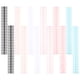 thumbnail image 1 of 12pcs portátil de encuadernación espinas espiral cuaderno bobinas espirales peine enlaces, 1 of 7