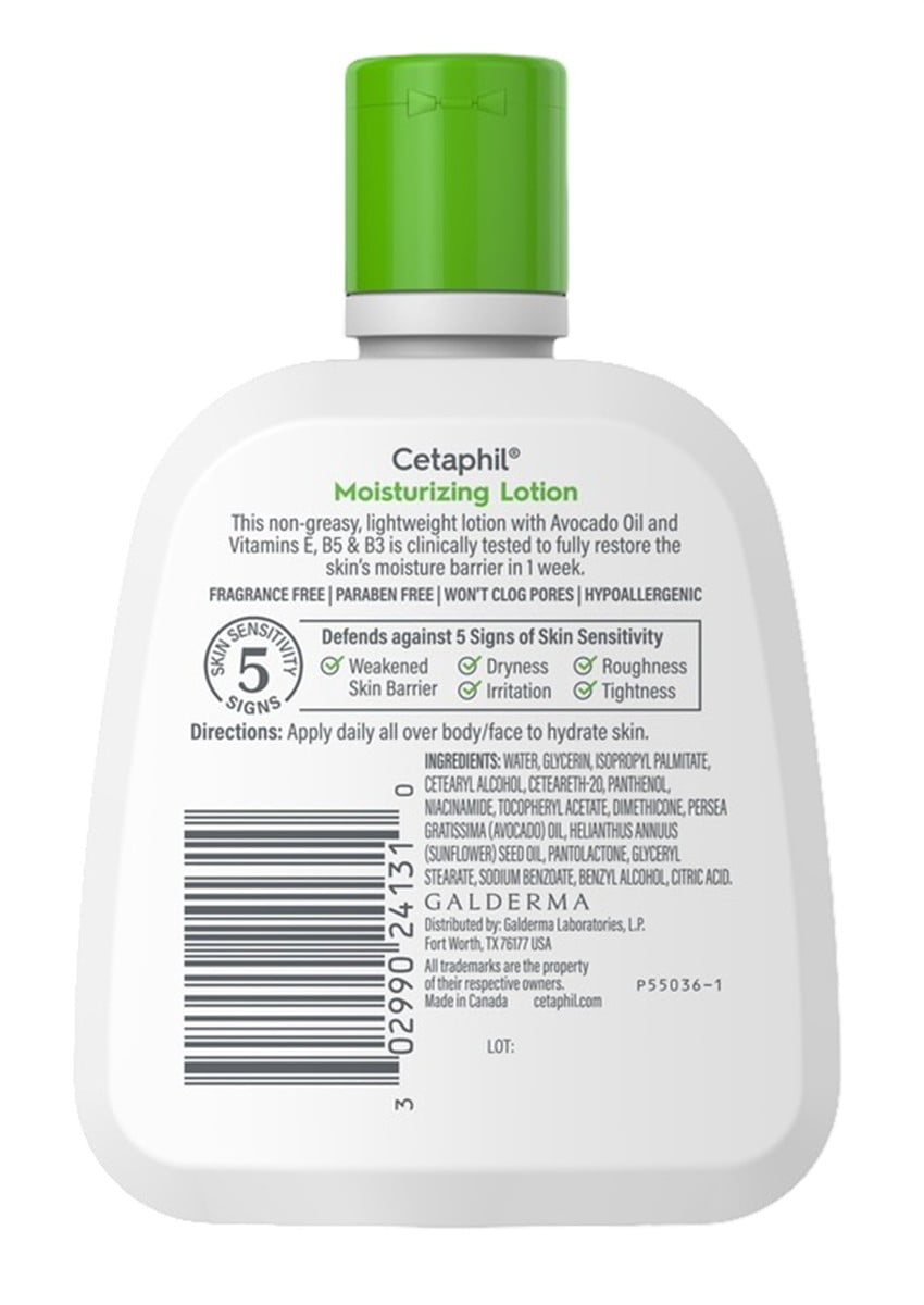 Cetaphil Moisturizing Lotion 4oz Dry To Normal Skin (Pack of 3)
