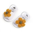 thumbnail image 3 of Baby Infant Girls Sandals Soft Sole Crib Flats Slippers Toddles Princess Shoes Infant Girls Summer Sandals First Walker Anti-slip Prewalker 0-18M, 3 of 9