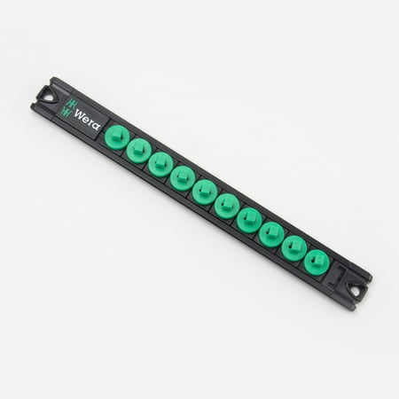 

Wera Tools 05136420001 - 9600 Magnetic Socket Rail 1/4 Empty 30 mm x 270 mm