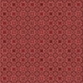 thumbnail image 1 of Ahgly Company Machine Washable Indoor Square Transitional Grapefruit Red Area Rugs, 5' Square, 1 of 7