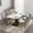 Gray, variant on Set of 2 Velvet Upholstered Dining Chairs – Tufted Solid Wood, Chrome Legs, Nailhead Trim, Blue
