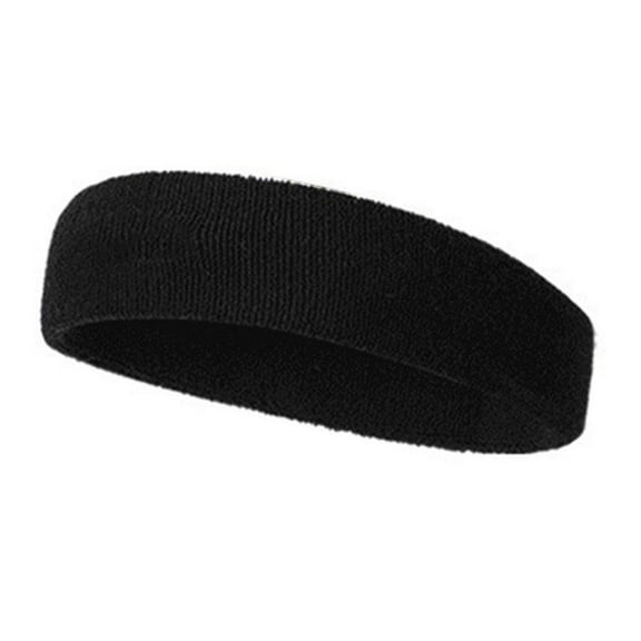 Sweatband Headband - Sports Headband for Workouts, Fitness, and Basketball - Polyester Material, Adjustable Fit, Machine Washable