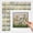 B, variant on 24-Piece Tile Sticker Wall Decor Bathroom Kitchen Wall Sticker Waterproof PVC Decorative Sticker - 2D Sticker with Retro Design and Mosaic Style (4 x 4 inches)