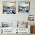 thumbnail image 4 of Designart "Wintery Scenery Of The Ocean I" Ocean Canvas Wall Art, 4 of 7