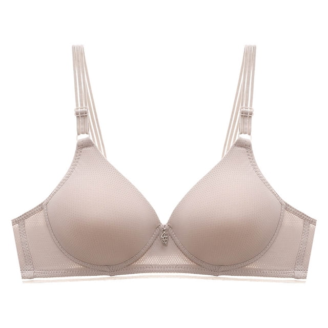 WILLBEST Brasier Tela De Mantequilla Sujetador Con Aros Y Encaje Sexy Para Mujer, Con Botones En La Espalda Y Copa Moldeadora, Tirantes Ajustables Para El Hombro, Talla Grande 439