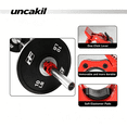 thumbnail image 2 of 2 Pack 2 Inch Barbell Clamps Quick Release Non-Slip Collars for Weightlifting Strength Training Gym Fitness, 2 of 6