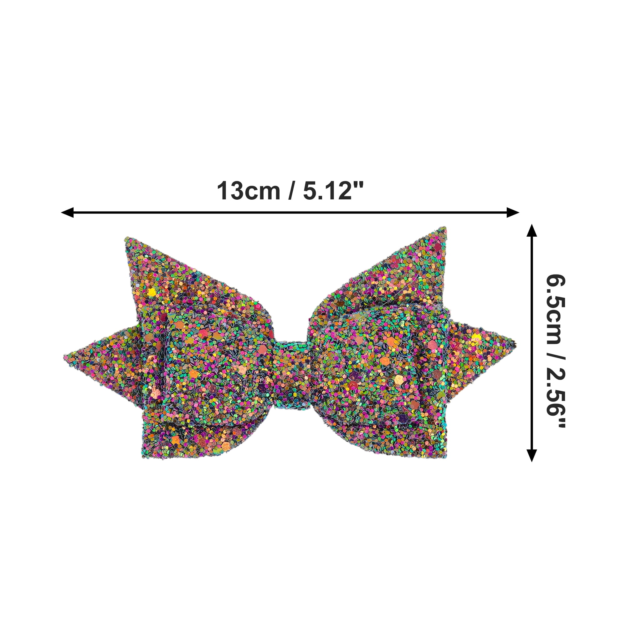 Unique Bargains 1Pc Shiny Bow Home Decoration Drinkware Accessory Gray