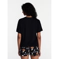 thumbnail image 3 of Peanuts Haunted House Women's and Women's Plus Shorty Set, 2-Piece Sizes XS-3X, 3 of 5