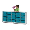 thumbnail image 2 of 20 Tub Mobile Storage - with Tubs - Teal, 2 of 6