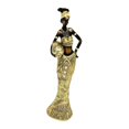 thumbnail image 3 of Estatua de mujer africana de estilo Vintage, regalos de decoración del hogar, figura de personas, accesorios de fotografía, figura femenina tribal , Estilo T mayimx estatua de dama africana, 3 of 9