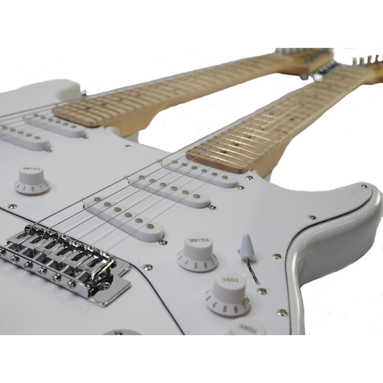 Zenison Dual Neck Electric Guitar, Body Bridge, 12 & 6 String