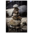 thumbnail image 1 of Picture-Tiles.com: Rocks Ceramic Tile Wall Mural WAL500931-46M. 24"W x 36"H using (24) 6" x 6" Ceramic Tiles-Satin Finish, 1 of 3