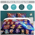 thumbnail image 5 of Cash And Nico Comfortable 3-Piece Bedding Set Pillow Case Bed Duvet Cover Pillowcases, 5 of 8