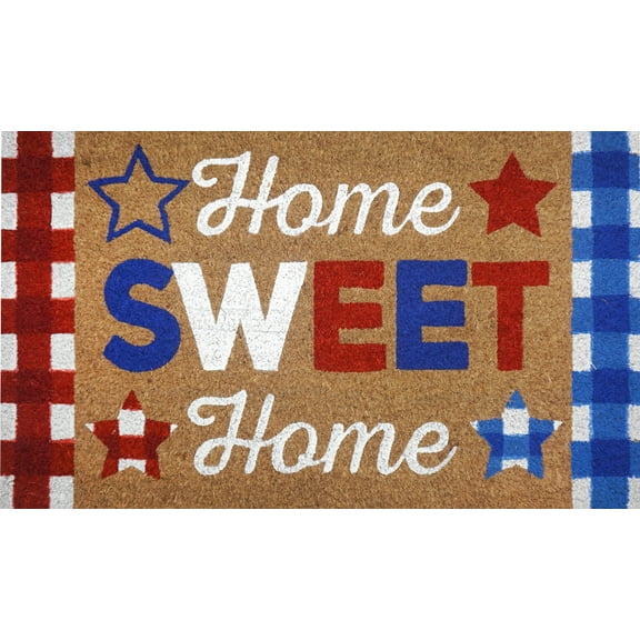 Briarwood Lane American Home Patriotic Natural Fiber Coir Doormat