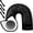 Black, variant on Portable AC Hose Insulation Sleeve - Thermal Pipe Wrap | Adjustable Cover | Reduces Energy Loss, Secure Hook & Loop Closure, Washable & Reusable Design, for 5 & 5.9 Inch Exhaust Hoses, Efficient