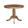 thumbnail image 3 of 36" Round Top Pedestal Table with 12" Leaf - 29.3" H, 3 of 11