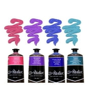 Chroma A>2 Lightfast Heavy Body Acrylic Paint Set, 4 oz Tube, Multiple Color, Set of 8