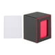 thumbnail image 1 of Caja de baraja de cartas Caja organizadora de tarjetas Contenedor de tarjetas deportivas Álbum premium Tarjetas de béisbol Estuche de baraja de cartas para tarjetas coleccionables Forro rojo, 1 of 8