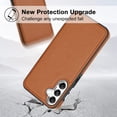 thumbnail image 4 of Dteck Case for Samsung Galaxy A05S,Luxury PU Leather Soft TPU Phone Case Shockproof Protective Slim Back Cover,Brown, 4 of 6