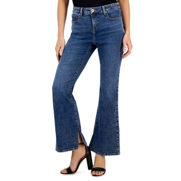 Women's Flare-Leg Jeans Medium Indigo 6