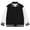 1-356Black1081, variant on CAIVO Boys Casual Baseball Jacket Kids Sporty Open Front Cardigan Coats Patchwork Fall Winter Holiday Outerwear