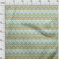 thumbnail image 2 of oneOone Tissu Polyester Lycra Tissu Imprimé Ikat à Tourbillon 1 Yard 56 Pouces de Large, 2 of 4