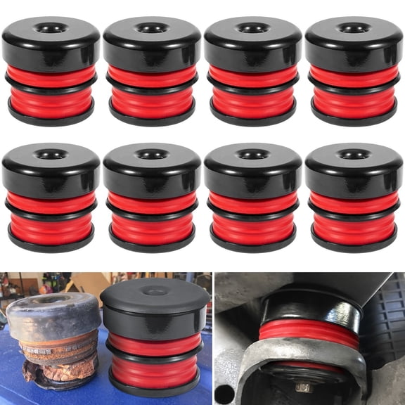 YIUIY Silicone Body Mount Bushing Kit for Ford F250 F350 2008-2016 Super Duty Crew Cab