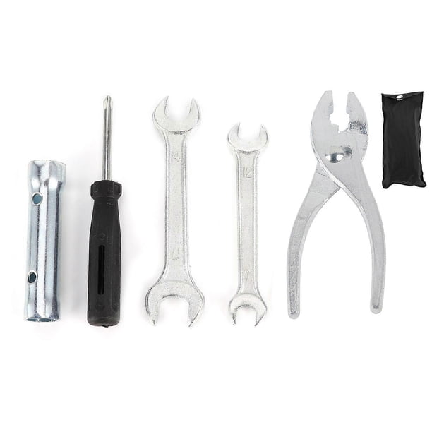 Motorcycle Repair Tool Kit Wrench Screwdriver Pliers Spark Plug Socket Set Universal