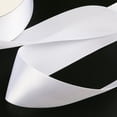 thumbnail image 4 of White Polyester Ribbon for Gift Wrapping Crafts 5cm Wide by 100 Yard Set of 2, 4 of 5