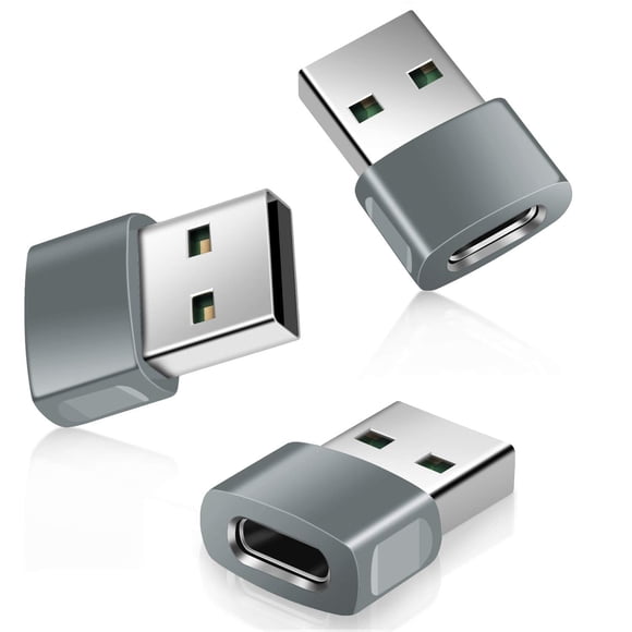 Adaptador USB a USB C Basesailor tipo C hembra a macho, paquete de 3