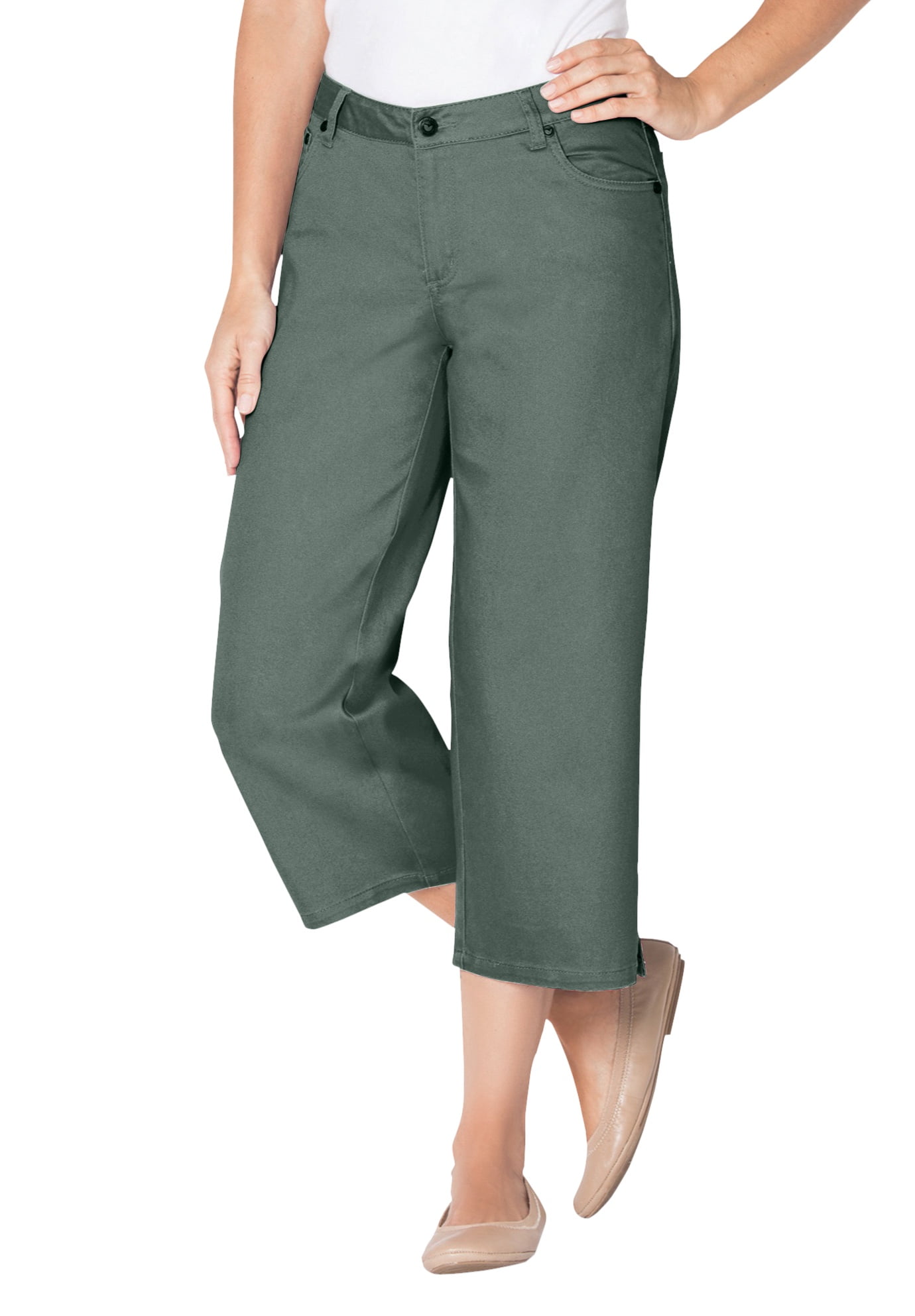 women's plus size petite capris