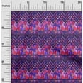 thumbnail image 2 of oneOone Cotton Flex Purple Fabric African Aztech Diy Clothing Quilting Fabric Print Fabric By Yard 40 Inch Wide, 2 of 4