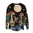 thumbnail image 5 of ICHUANYI Women's No Hooded Sweatshirt Women Casual Long Sleeve Printed Shirts Autumn Pullover Sweatshirt, 5 of 5