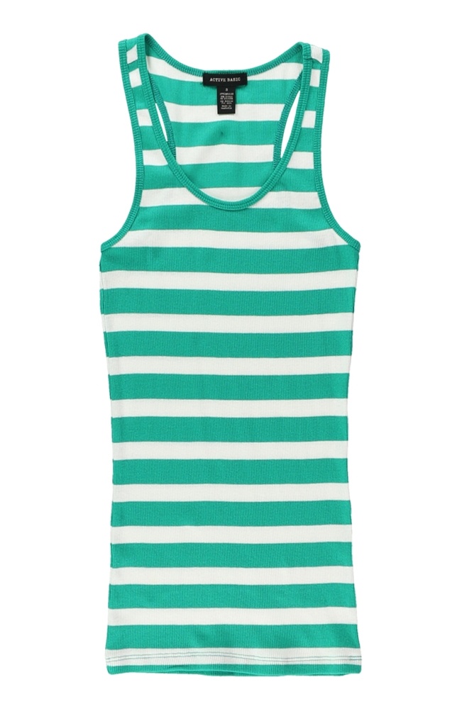 Active Basic Womens Ribbed Stripe 