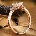 thumbnail image 2 of 2.00Ct Pear Cut Women's Engagement Ring 14K Rose Gold Plated Simulated Diamond, 2 of 3